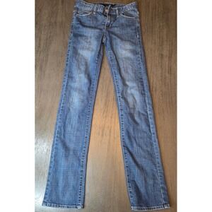 Calvin Klein Jeans Women Blue Wash Denim Straight Leg Pants Size 25/ 0